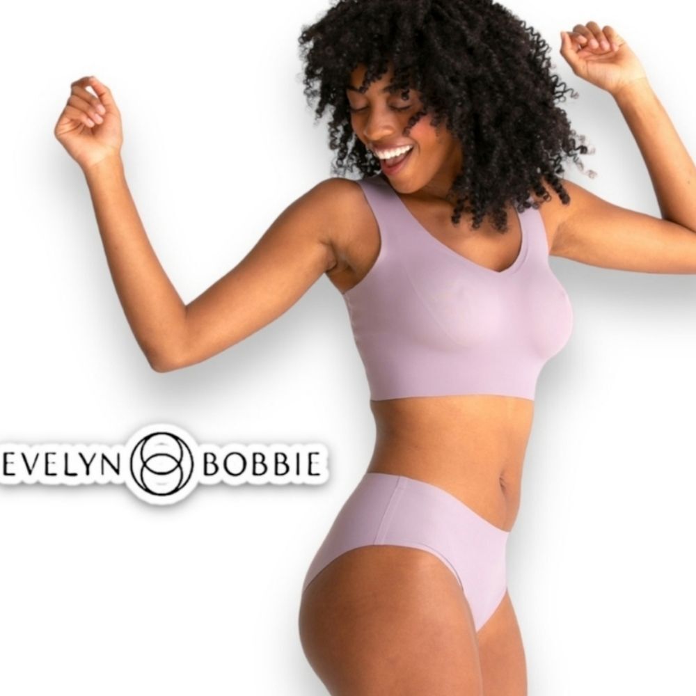 The Defy Bra by Evelyn & Bobbie in Amethyst sizes XS  NWT! Wireless